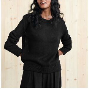 Jenni Kayne Navy Linen Sweater size XS